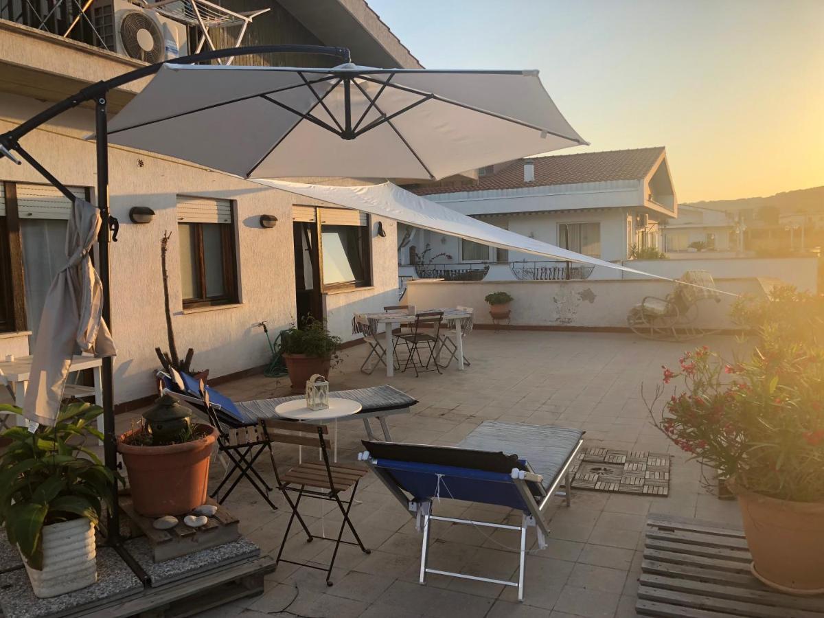Attico Terramare - Beach & Maxi Terrace & Electricbbq Santa Marinella Exteriör bild